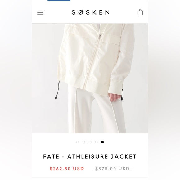 SOSKEN STUDIOS MARISA MINICUCCI FATE - ATHLEISURE JACKET Size 2 - Picture 6 of 16